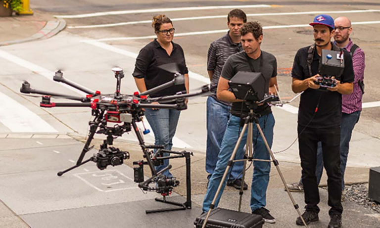 drones en Hollywood