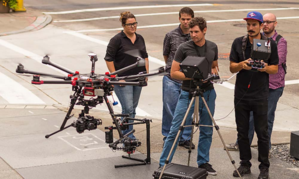 drones en Hollywood